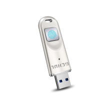杰储 指纹加密U盘 U110 128G (银色) USB3.0