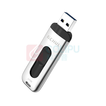 杰储 超高速 固态U盘 U100 512G (银色) USB3.2 深海系列
