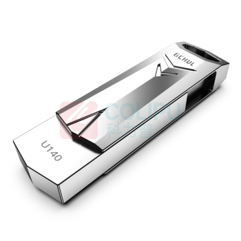 杰储 U盘 /优盘 U140 64G (银色) USB3.0 余晖系列