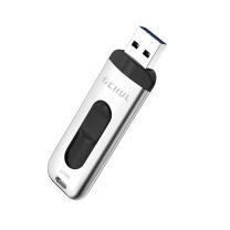 杰储 GCHUL 超高速固态闪存U盘 U100 深海系列 128GB (银色) USB3.2 单次5个起订