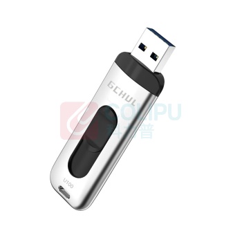 杰储 GCHUL 超高速固态闪存U盘 U100 深海系列 256GB (银色) USB3.2 单次5个起订