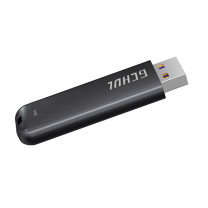 杰储 GCHUL 超高速固态闪存U盘 U100 白昼系列 128GB (黑色) USB3.2 单次5个起订