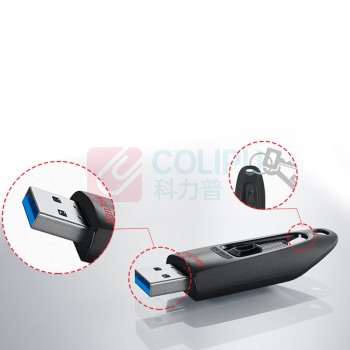 闪迪 SANDISK U盘 CZ48至尊高速 512GB USB3.0 读速130MB/s 经典USB3.0 高速安全可靠 (黑色)