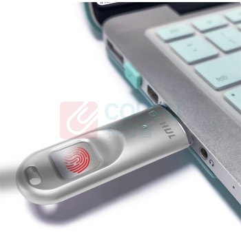 杰储 GCHUL 指纹加密U盘 U110 64G USB3.0 (银色)