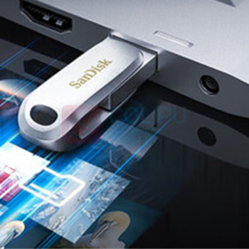 闪迪 SANDISK U盘 DDC4 128G 手机电脑两用 金属双接口大容量优盘