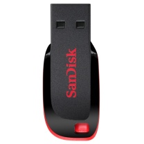 闪迪 SANDISK 酷刃U盘 SDCZ50-064G-Z35 64GB (黑红色) USB2.0