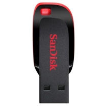 闪迪 SANDISK 酷刃U盘 SDCZ50-016G-Z35 16GB (黑红色) USB2.0