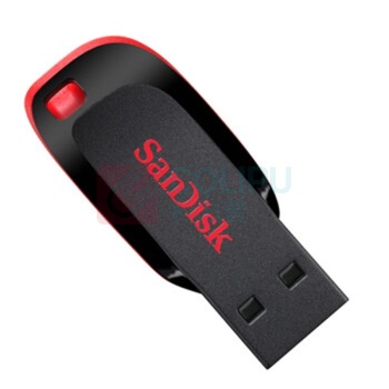 闪迪 SANDISK U盘 CZ50酷刃 16GB (黑红色)