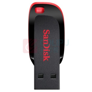 闪迪 SANDISK U盘 CZ50酷刃 16GB (黑红色)