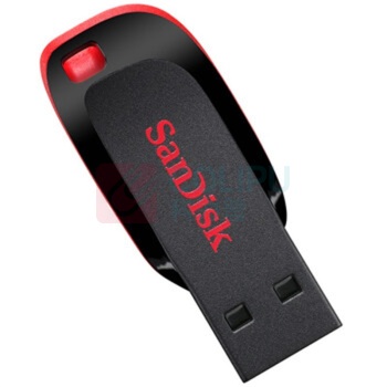 闪迪 SANDISK U盘 CZ50酷刃 128GB (黑红色)