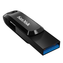 闪迪 SANDISK U盘 DDC3 512GB 读速高达400MB/s Type-C USB3.2 双接口 (曜石黑)