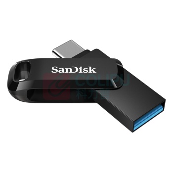 闪迪 SANDISK U盘 DDC3 512GB 读速高达400MB/s Type-C USB3.2 双接口 (曜石黑)