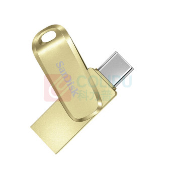 闪迪 SANDISK U盘 DDC4 256GB (金色)