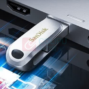 闪迪 SANDISK U盘 SDDDC4 256GB (银色) 双接口(USB-A+C) USB 3.2 读速400MB/s 写速130MB/s 软件加密 金属