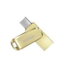 闪迪 SANDISK U盘 SDDDC4-256G-Z46GD 256GB, Type-C USB3.2读速高达400MB/s (金色)