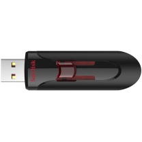 闪迪 SANDISK U盘 酷悠 SDCZ600-032G-Z35 32GB (黑色) USB3.0 安全加密软件