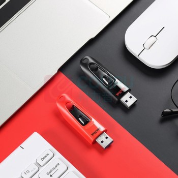 闪迪 SanDisk 优盘 CZ48 USB3.0 128G (黑色)