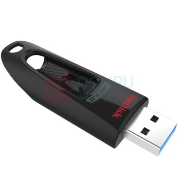 闪迪 SanDisk 优盘 CZ48 USB3.0 128G (黑色)