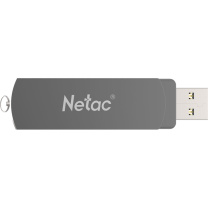朗科 Netac U盘 U681 64GB (铁灰色) USB3.0
