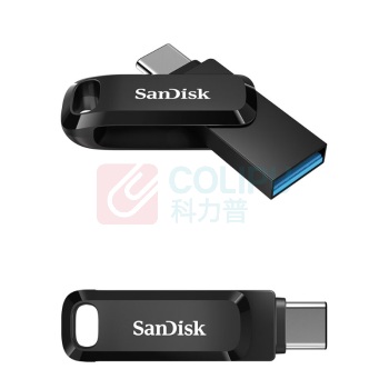 闪迪 SANDISK 手机电脑两用优盘 512GB Type-C USB3.1 (黑色) U盘 读速150MB/s 手机电脑平板兼容 办公扩容加密