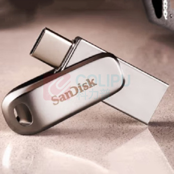闪迪 SANDISK 安全U盘 Z46 256GB Type-c USB3.2 DDC4 读速400MB/s 安全加密 双接口优盘 手机平板电脑通用 