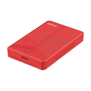 杰储 移动硬盘 T1000 5T (竖纹红色) USB3.0 2.5英寸