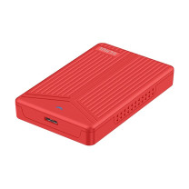杰储 移动硬盘 T1000 4T USB3.0 2.5英寸 (竖纹红色)