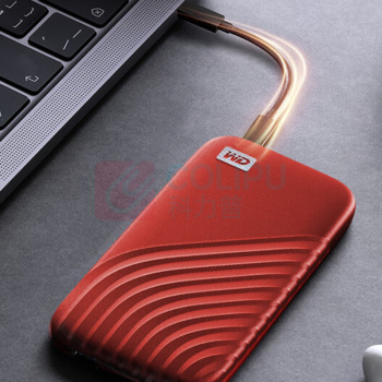 西部数据 WD (WD)1TB NVMe 移动固态硬盘 随行版 (红色)