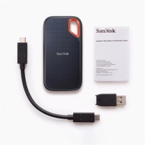 闪迪 SANDISK 固态移动硬盘 E61 读速高达1050mb/s 1TB 大容量手机电脑两用
