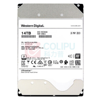 西部数据 WD 硬盘 Ultrastar HC530 14TB 7200转 512MB CMR (WUH721414ALE6L4)