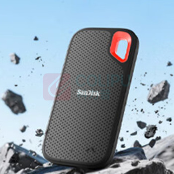 闪迪 SANDISK 4TB Type-c USB3.2 NVMe移动固态硬盘(PSSD) E61卓越版 1050MB/s三防保护 手机笔记本电脑外接SSD(颜色随机)