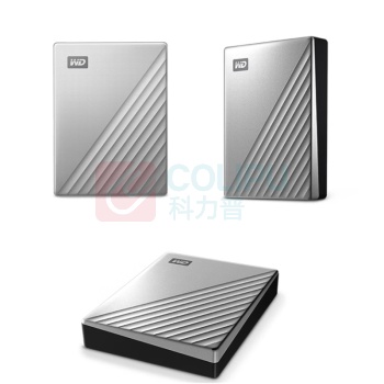 西部数据 WD 移动硬盘 5TB (银) 2.5英寸, type-c, Mac专用, 机械硬盘