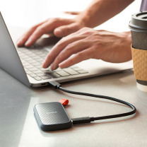 闪迪 SANDISK 移动固态硬盘 E30 1TB Type-c USB3.2 传输速度520MB/s 