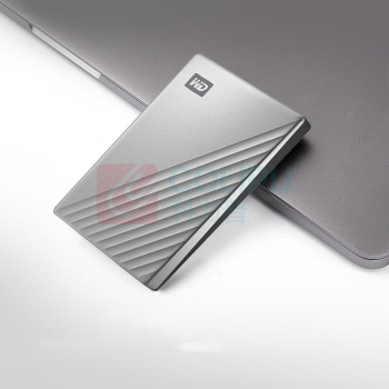 西部数据 WD 移动硬盘高端精英版银 Type-C My Passport Ultra 2.5英寸 2TB 