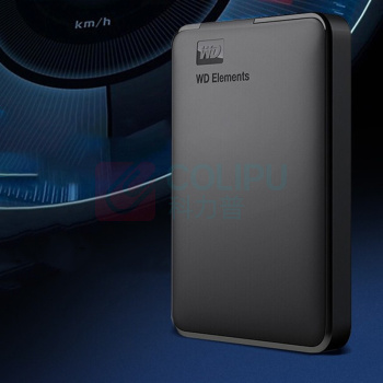 西部数据 WD 移动硬盘 USB3.0 Elements SE 新元素系列2.5英寸 机械硬盘 高速传输 轻薄便携 1TB 