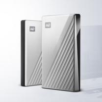西部数据 WD 移动硬盘 My Passport 4TB 2.5 英寸 银色 机械硬盘 便携