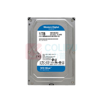 西部数据 WD 台式机机械硬盘 WD10EZEX 1TB/64MB/7200RPM//SATA6Gb/s 