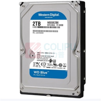 西部数据 WD 机械硬盘 WD20EZBX 2TB/256MB/7200RPM/SATA接口 (灰色)