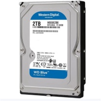 西部数据 WD 机械硬盘 WD20EZBX 2TB/256MB/7200RPM/SATA接口 (灰色)