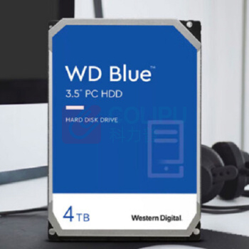西部数据 WD 4t机械硬盘 WD40EZAX 4TB 5400转 