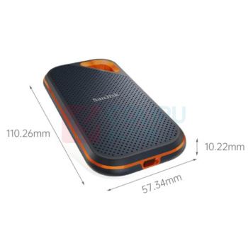 闪迪 SANDISK PSSD三防移动固态硬盘Type-C接口USB3.2高速移动硬盘高效办公优盘 E81 4TB 2000Mb/s 