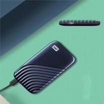 西部数据 WD 移动硬盘 (WD)1TB NVMe My Passport随行SSD type-c接口 1050MB/s 