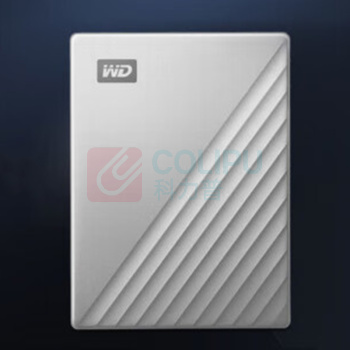 西部数据 WD 2TB 移动硬盘 typec Mac专用2.5英寸 银 机械硬盘 手机笔记本电脑外接存储 My Passport Ultra 
