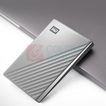 西部数据 WD 2TB 移动硬盘 typec Mac专用2.5英寸 银 机械硬盘 手机笔记本电脑外接存储 My Passport Ultra 