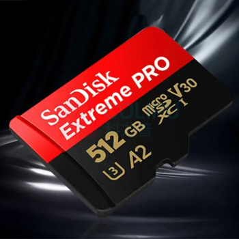 闪迪 SANDISK 存储卡 USH-II内存卡512G摄影存储卡 V90高速单反数码相机存储卡 (黑色)