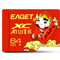 忆捷 EAGET TF(MicroSD)存储卡 红牛卡 64GB