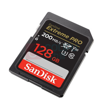 闪迪 SANDISK SD内存卡 微单/单反相机内存卡 SDSDXXY-128G-ZN4IN 128GB,V30,U3,4K 读速200MB/s 写速90MB/s