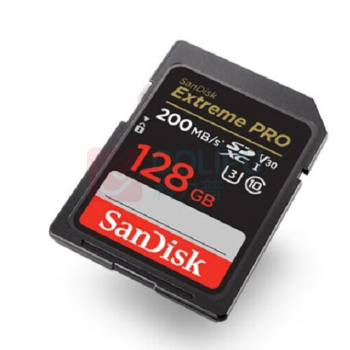 闪迪 SANDISK SD内存卡 微单/单反相机内存卡 SDSDXXY-128G-ZN4IN 128GB,V30,U3,4K 读速200MB/s 写速90MB/s