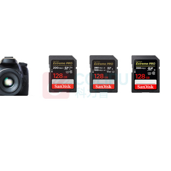 闪迪 SANDISK SD高速相机存储卡 V60 128GB 支持6K视频 读速280MB/s 写速100MB/s