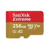 闪迪 SANDISK 存储器 256GB 4K高清 A2 V30 至尊极速存储卡 兼容运动相机无人机 读速190MB/s 写速90MB/s高速内存卡+Type-C